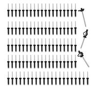 HVRFJXI Grip Tri Rivets Blind Fold Bulb Mounting Rivet with Waterproof O-rings for Water Installing Long Fold