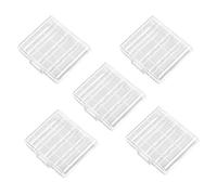 HVRFJXI High Clear PP Battery Case Organizers for Up to 4 2A or 3A Batteries Secure Storage Box Holder for Electronic Devices Case