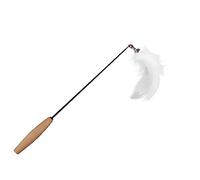 HVRFJXI Interactive Toy Funny Feather Wand With Ringing Bells Funny Exercise Tease Stick For Kitten Playing Toy Holder
