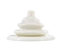 HVRFJXI Motor Well Boot 4-inch, Black Marine Accessories