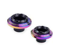 HVRFJXI Motorcycle Front Shock Absorb Crash Cup Aluminum Cups Pair for Enhanced & Durability in All Ridings