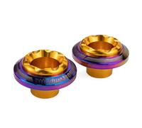 HVRFJXI Motorcycle Front Shock Absorb Crash Cup Aluminum Cups Pair for Enhanced & Durability in All Ridings