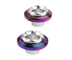 HVRFJXI Motorcycle Front Shock Absorb Crash Cup Aluminum Cups Pair for Enhanced & Durability in All Ridings