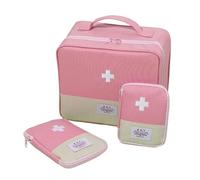 HVRFJXI Multicolor Family Medication Organizers Set Features Tear Resistant Oxford FabricPerfect for Emergencies Preparedness Medication Organizers Set