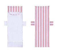 HVRFJXI Multicolor Stripe Print Chaise Lounge Chair Cover Microfiber Beach Bath Towel With Side Pockets For Patio For Sun Lounge Side Pockets Sun Lounger Cover