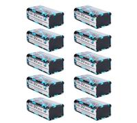 HVRFJXI Pack Of 10 9V Battery Cells 6F22 Battery Stable Voltages Low SelfDischarge For Electronics Gadgets For Homeowner