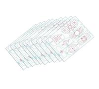 HVRFJXI Pack of 10 Golf Impacts Sticker Ball Strikes Marker for Swing Training with Adhesive Materials & Quickly Feedbacks Club Hit Markers