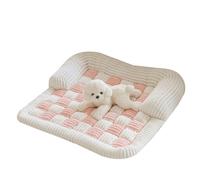 HVRFJXI Pet Lounger Bed with Eggs Foam Bolsters Plush Dog Sofa Mat Easy to Antislip Dogs Sofa Bed Sleep Cushions Pet Bed