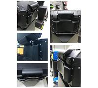 HVRFJXI Rear Top Case Cushion Passenger Backrest Lazy Back Pad Motorcycle Trunk