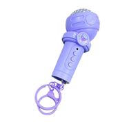HVRFJXI Reusable Keychain Microphone Shape Pendant For Kids Portable Design Durability Toy For Birthdays Holidays Kids Microphone Keychain
