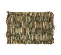 HVRFJXI Soft Grass Mat Natural Woven Pet House Bed Nest Mats Rabbits Chew Toys For Hamsters Parrot Rabbits Hedgehog Pet Bedding For Small Animals Carefresh