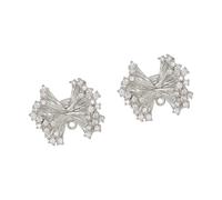 HVRFJXI Sports Friendly Earphone Clips for Freeclip Earbuds Anti Slip Secure and Asymmetrical Butterfly Pattern Metal Build Butterfly Design Earphone Accessory