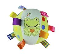 HVRFJXI Squeaky Stuffed Cloth Label Ball Shape Dog Chew Toy Soft Cleaning Massage Supplies Pet Cloth Ball Molar Pet Supplies Interactive For Boredom Intelligence Large Aggressive Chewers Separation