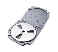 HVRFJXI Strong Tape Storage Container for 7 Inch Open Roll Cassettes Dusttight Shock Immune Plan Compact Transport Answer Consistent Seven Foot Aluminum Complimentary Tape Spools