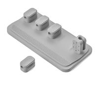 HVRFJXI Sustainable Silicone Wire Holders Adhesive Cable Holder Clips For Neat Work Area Gentle Adhesive Desk Cable Management