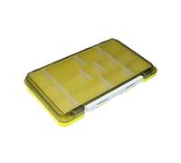 HVRFJXI Transparent Adjustable Dividers Terminals Fishing Tackle Box Waterproof Hooks Storage Trags Lures Organizers