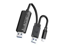 HVRFJXI USB2.0 / USB3.0 Type C Data Transfer Cable for Direct Computer to Computer Connection Supporting 5Gbps Fast File Exchang USB File Transfer Cable