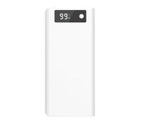 HVRFJXI Water Resistant 18650 Battery Box 8 Slots Easy Closure Real Time Power Display ABS Case For Camping High Capacity Battery Holder