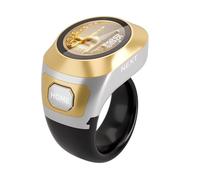 HVRFJXI Wearable Counter Bright Color Display Digital Rings 0-99999 Display Adjustable Rings Size 18mm 20mm 22mm Wearable Digital Counter