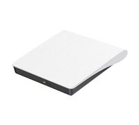HVSYVVSRL External DVD Player USB 3.0 Portable RW Drive CD Burner Compatible Laptop Desktop Black Space Saving(White)