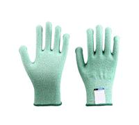 HVSYVVSRL Fishing Anti Cut Gloves Non Slip HPPE Level 5 Safety Work Resistant For Kitchen Garden Comfortable Fit(Green,XXL)