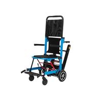 HVSYVVSRL Hospital Portable Folding Electric Stair Climbing Chair Seniors For The Disabled Automatic Climb Wheelchair Soft Close quiet Lid(SW01 blue)