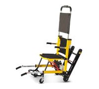 HVSYVVSRL Hospital Portable Folding Electric Stair Climbing Chair Seniors For The Disabled Automatic Climb Wheelchair Soft Close quiet Lid(ST003 yellow)