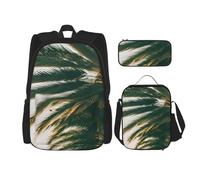 HVTTIOR Los Angeles Palm Trees Print Travel Bag Stylish Adjustable Shoulder Strap Fashion Backpack Lunch Bag Pencil Case