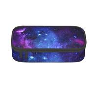 HVTTIOR Universe Galaxy Star Space Print Essential Large Capacity Pencil Case 8.3 x 2 x 3.7 Inches Functional Bag for Women
