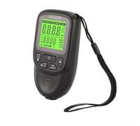 HW400S Coating Thickness Gauge, 0-2000μm Range with Auto Substrate Detection, for Industrial Automotive Paint Layers(Black)