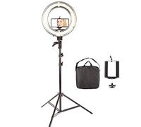 HWAMART 13.5" Ring Light with Tripod Stand and Phone Holder for Live Streaming Make Up, 40W Dimmable Camera Beauty light for YouTube TikTok Vlogging