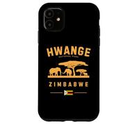 Hwange National Park Zimbabwe Flag Elephants Safari Case for iPhone 11