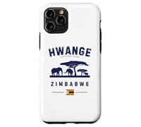 Hwange National Park Zimbabwe Flag Elephants Safari Case for iPhone 11 Pro
