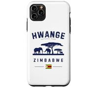 Hwange National Park Zimbabwe Flag Elephants Safari Case for iPhone 11 Pro Max