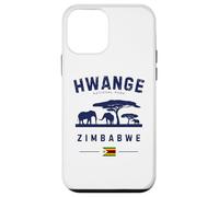 Hwange National Park Zimbabwe Flag Elephants Safari Case for iPhone 12 mini