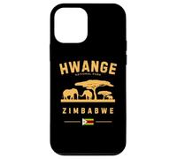 Hwange National Park Zimbabwe Flag Elephants Safari Case for iPhone 12 mini