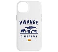 Hwange National Park Zimbabwe Flag Elephants Safari Case for iPhone 14 Plus