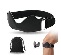 Hwanme Precision Strap for Knee, V-Shaped Patellar Tendon Support Strap Bands with Adjustable Flex Wrap for Men Women, Non-Slip Silicone Lock-Point Pad, Suitable for Travel, Sport, Everyday Use