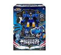 hwasooboon Mini Force Dinobot Warrior Transforming Robot Figure | 3 Modes with Accessories (Thunder Tira)