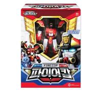 hwasooboon Mini Force Season 6 Strongest Police Fire Cop Robot Toy, Red