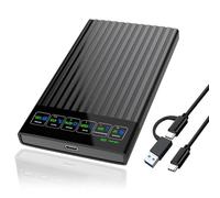 HWAYO 1TB 2.5'' Portable External Hard Drive with LCD Display USB3.1 HDD | USB3.1/3.2 Type C HDD Storage for PC, Desktop, Laptop, Mac OS, Xbox One, PS4, PS5