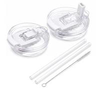 Hwbazkc 40oz Spill Proof Lid Compatible with Stanley Quencher 40oz Tumbler | Double-purpose drinking and sucking nozzle - Does not leak when inverted