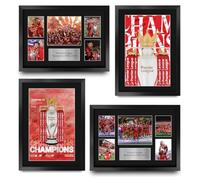 HWC Trading 19/20 & 24/25 Champs Collection Printed Memorabilia Signed Autograph Photograph Display for Football Fans and Supporters - A3 Framed