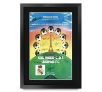 HWC Trading A3 FR 1981 Champions League Final Programme Poster The Team Signed Gift FRAMED A3 Printed Autograph Football Gifts Print Photo Picture Display