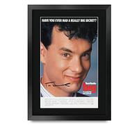HWC Trading A3 FR BIG Movie Poster Tom Hanks Signed Gift FRAMED A3 Printed Autograph Film Gifts Print Photo Picture Display