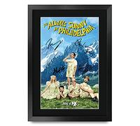 HWC Trading A3 FR Its Always Sunny In Philadelphia TV Series Poster The Cast Signed Gift FRAMED A3 Printed Autograph Film Gifts Print Photo Picture Display