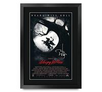 HWC Trading A3 FR Sleepy Hollow Movie Poster Johnny Depp Signed Gift FRAMED A3 Printed Autograph Film Gifts Print Photo Picture Display
