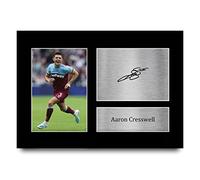 HWC Trading A4 Aaron Cresswell West Ham United Gifts Printed Signed Autograph Picture for Football Fans and Supporters