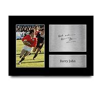 HWC Trading A4 Barry John British Lions Gifts Printed Signed Autograph Picture for Rugby Union Fans