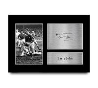 HWC Trading A4 Barry John Wales Gifts Printed Signed Autograph Picture for Rugby Union Fans